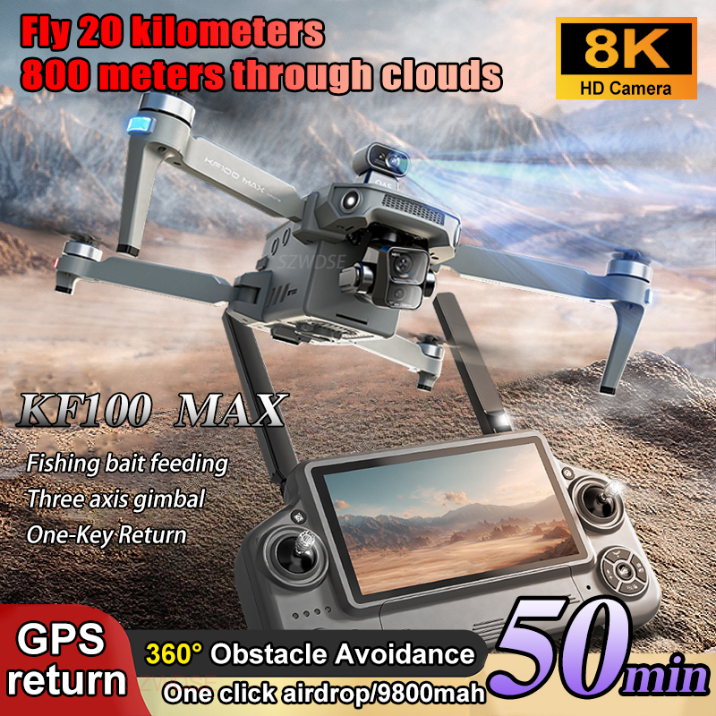 Drone Gimbal - SJRC KF100 MAX 8K UHD Photo