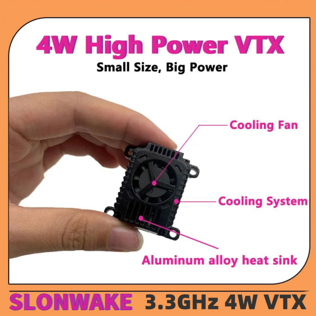 SLONWAKE FPV 3.3G 16CH 4000mW  - Drone Transmitter reseña y precio