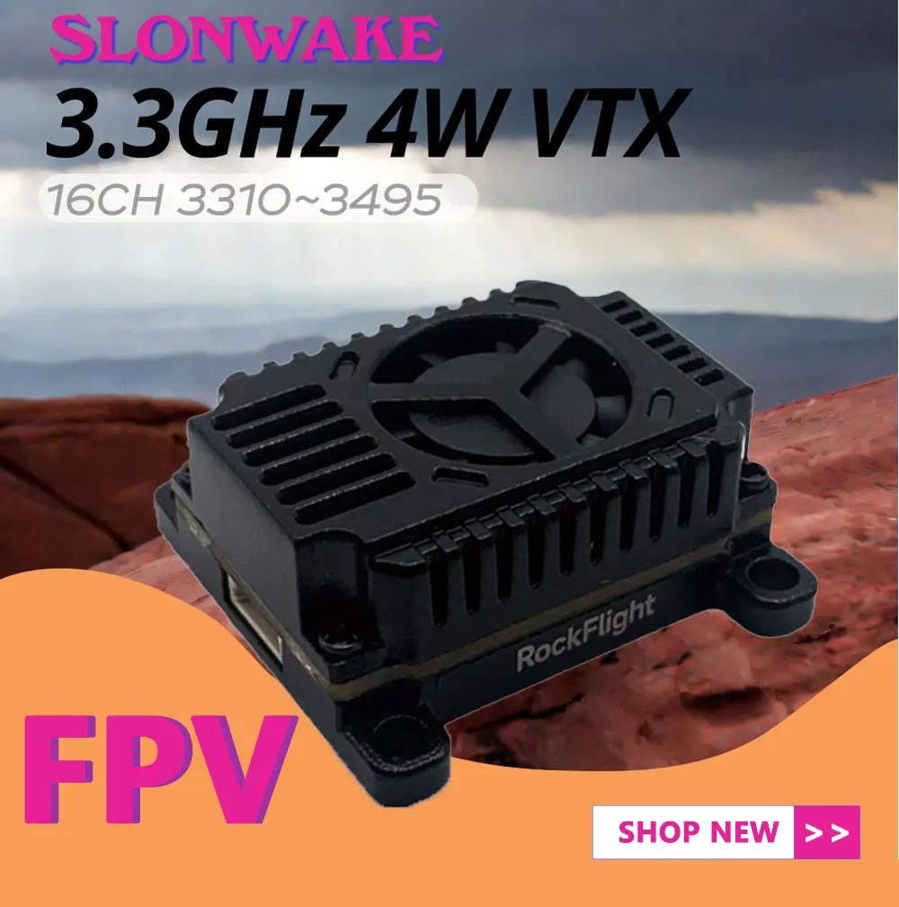 SLONWAKE FPV 3.3G 16CH 4000mW  - Drone Transmitter reseña y precio