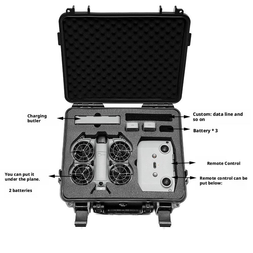 Waterproof Hard Case with Shou - Drone Battery Strap reseña y precio