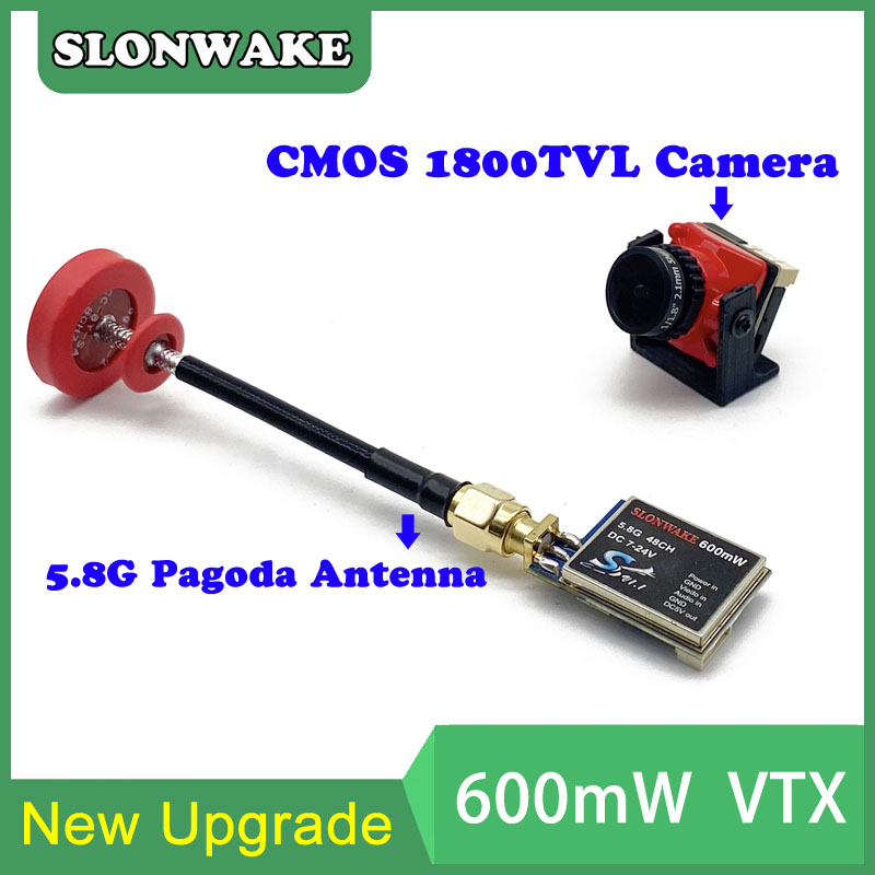 5.8G 48CH 600mW adjustable VTX - Drone Transmitter reseña y precio
