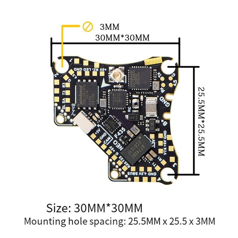 FBIL-F435 NEO 1S AIO Flight Co - Drone Esc reseña y precio