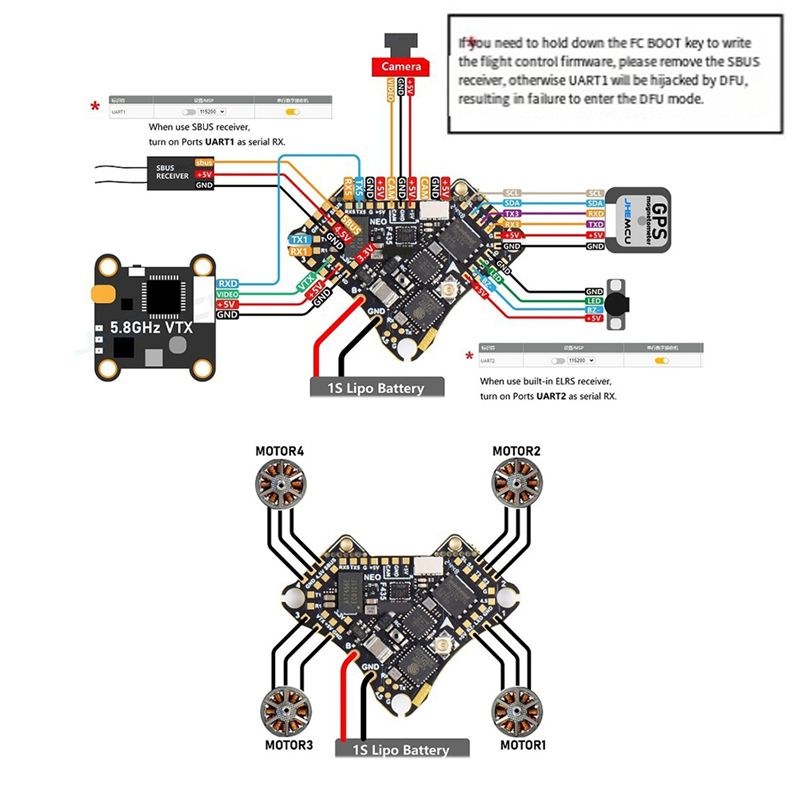 FBIL-F435 NEO 1S AIO Flight Co - Drone Esc reseña y precio