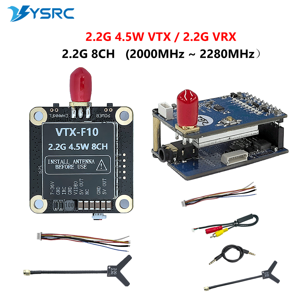 2.0-2.2G 4.5W VTX 8CH FPV Vide - Drone Transmitter reseña y precio