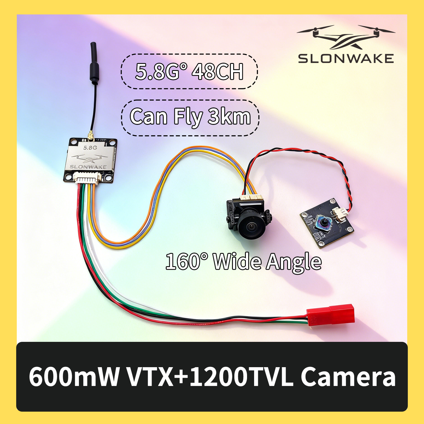 SLONWAKE 5.8G 600mW 7-24V FPV  - Drone Transmitter reseña y precio