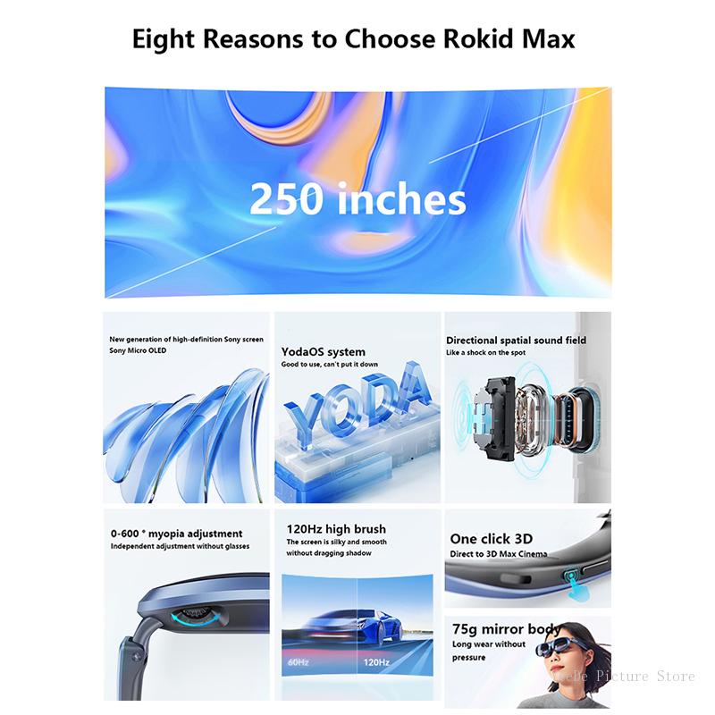 Rokid Max AR 3D Smart Glasses  - Drone Gimbal reseña y precio