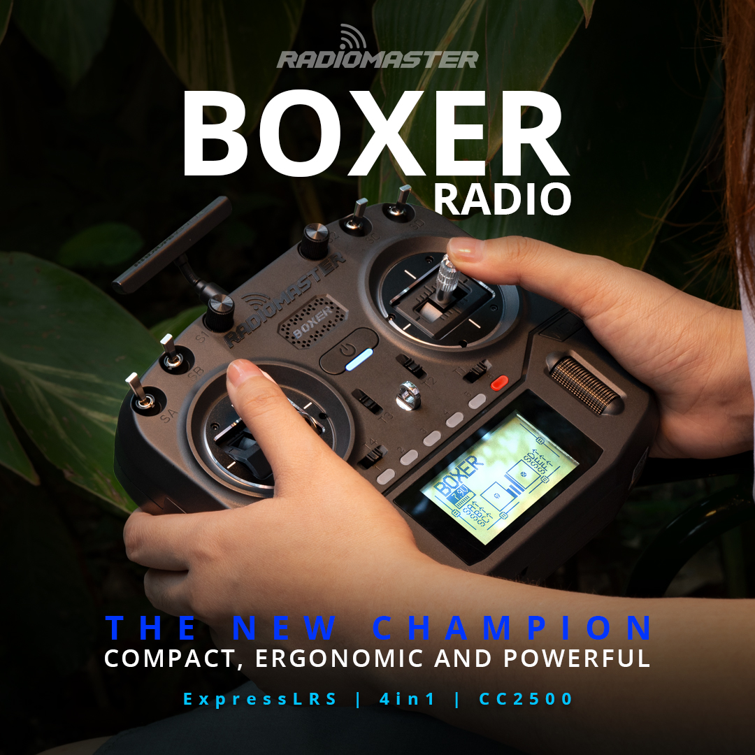 RadioMaster Boxer  2.4G 16ch H - Drone Gimbal reseña y precio