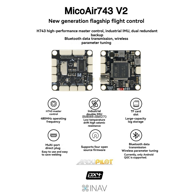 MicoAir743 V2   Flight Control - Drone Flight Controller reseña y precio