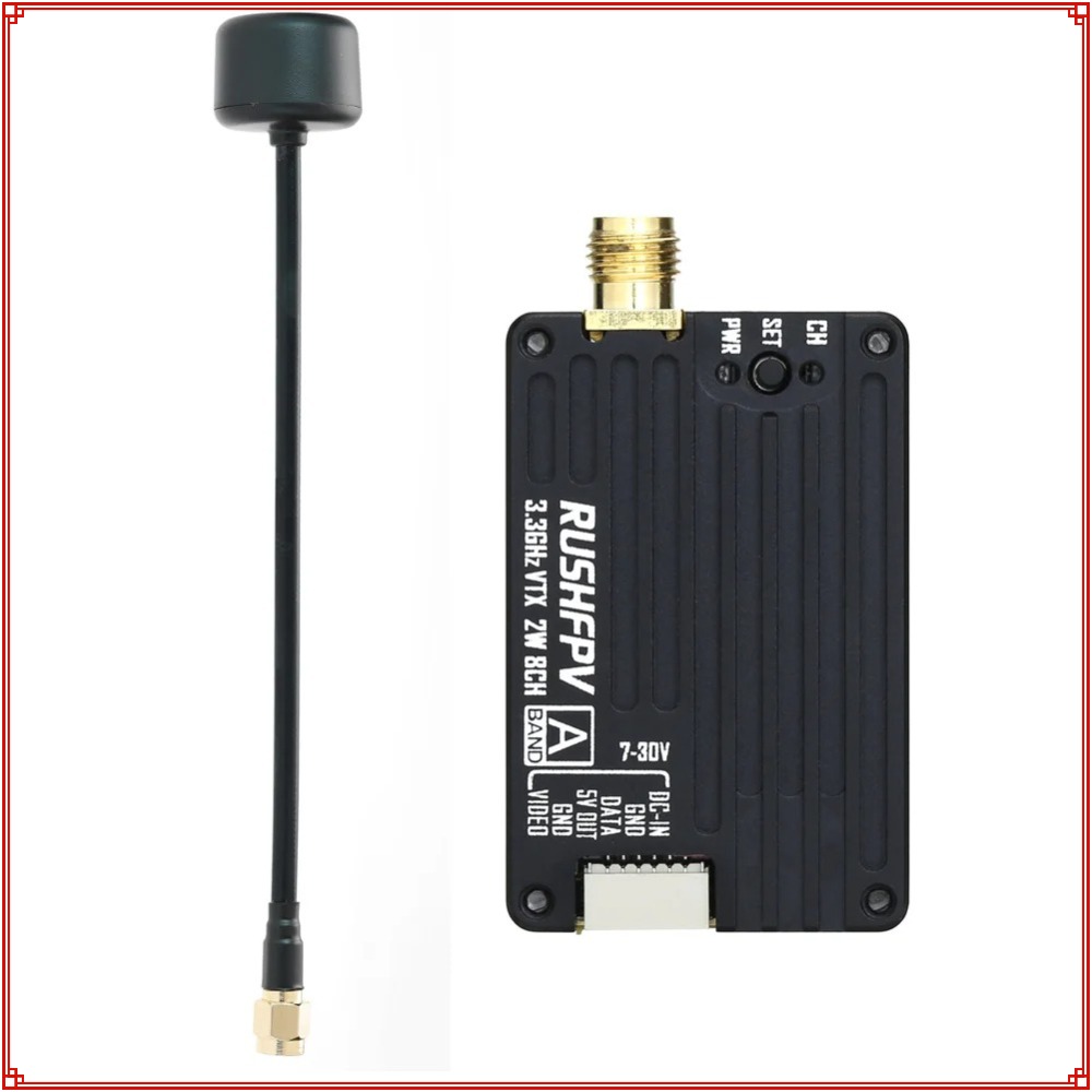 2026 New RUSHFPV 3.3G 2W VTX T - Drone Transmitter reseña y precio