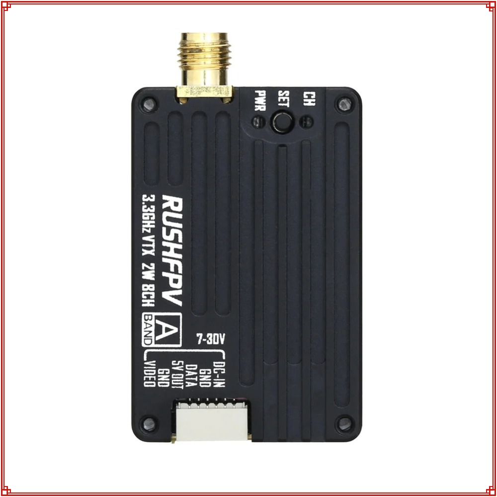 2026 New RUSHFPV 3.3G 2W VTX T - Drone Transmitter reseña y precio