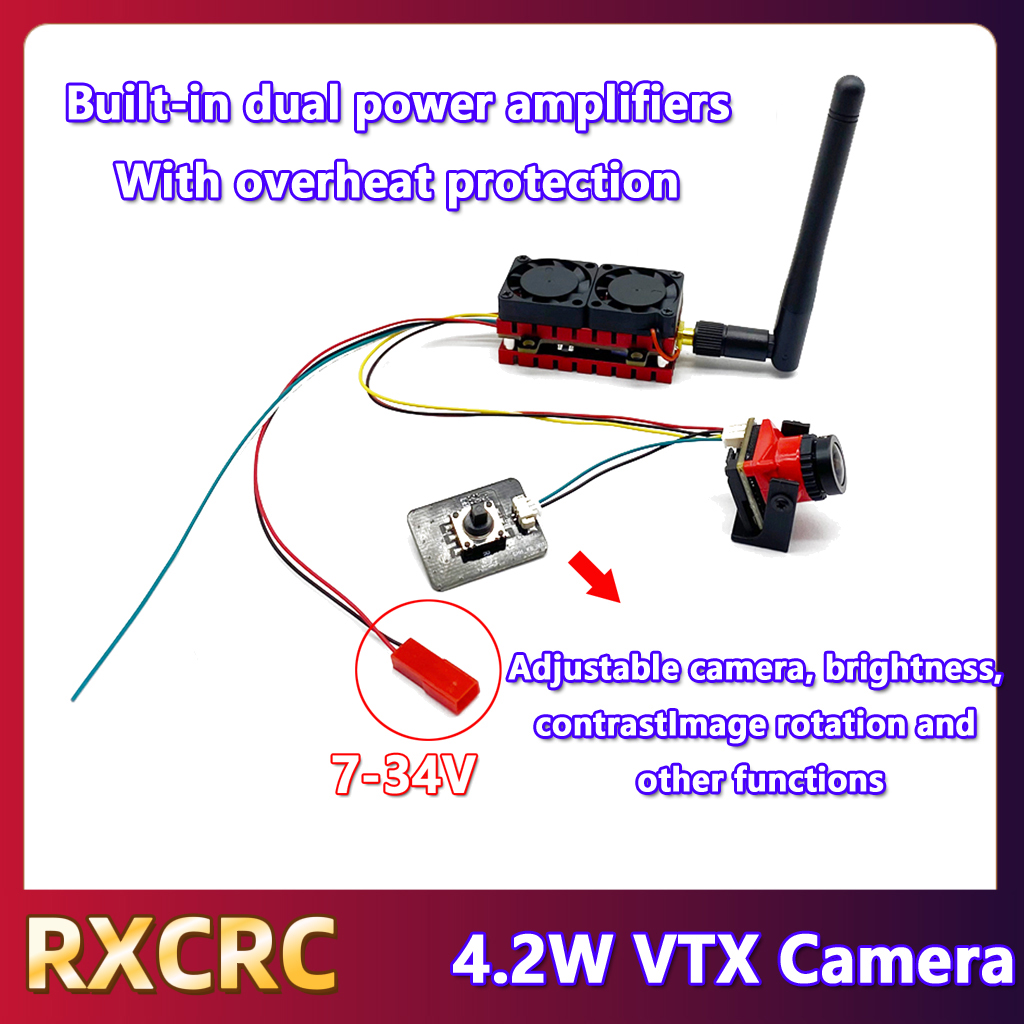 RXCRC 5.8G 48CH 4.2W High Powe - Drone Transmitter reseña y precio