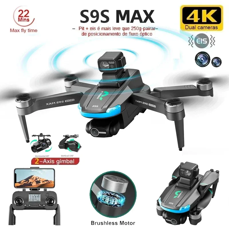 NEW S9S MAX MINI Drone 4K 2-Ax - Drone Gps Module reseña y precio