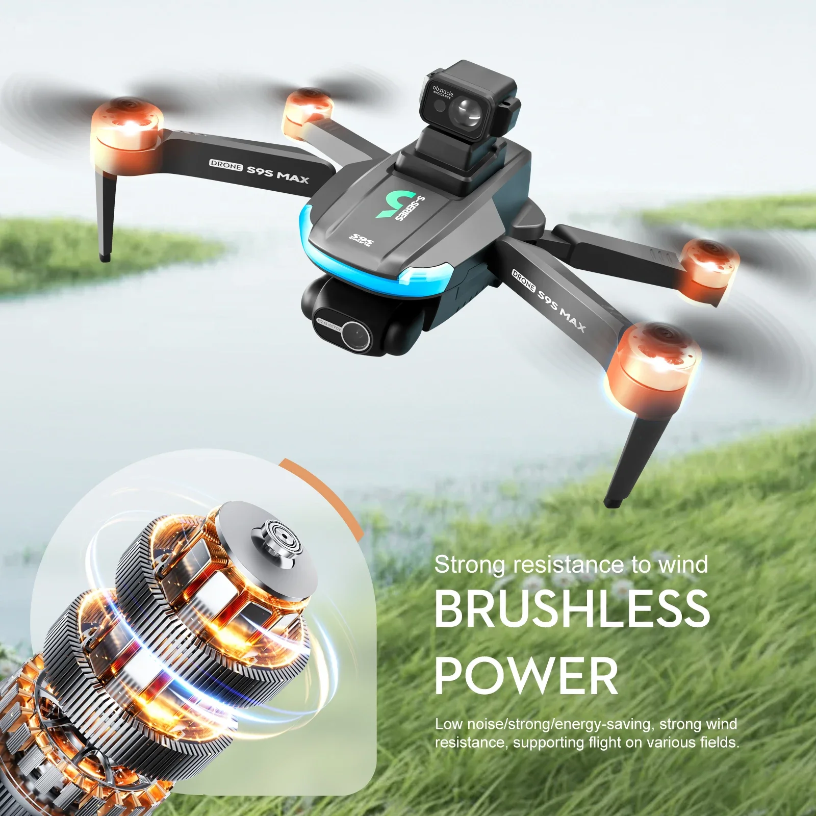 NEW S9S MAX MINI Drone 4K 2-Ax - Drone Gps Module reseña y precio