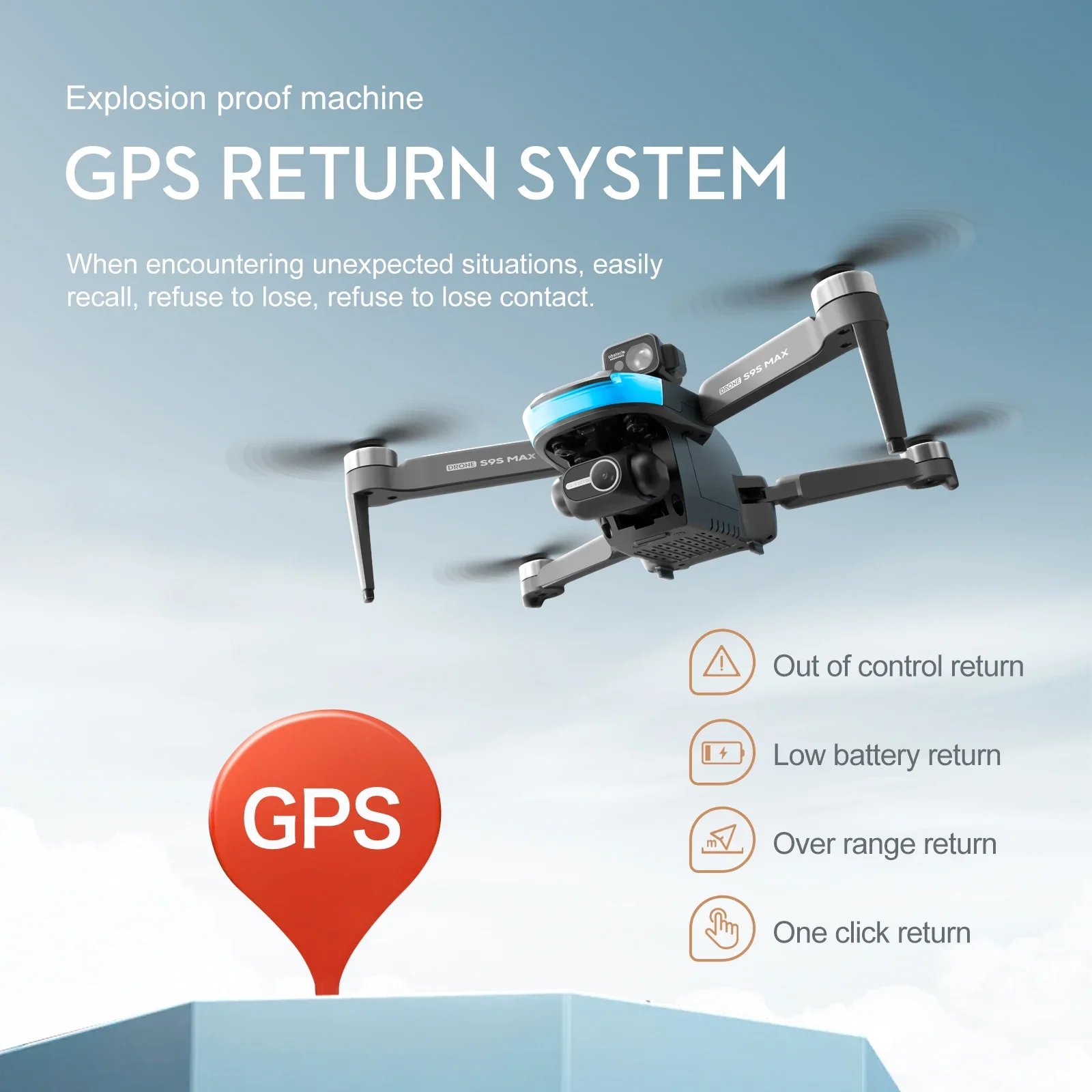 NEW S9S MAX MINI Drone 4K 2-Ax - Drone Gps Module reseña y precio
