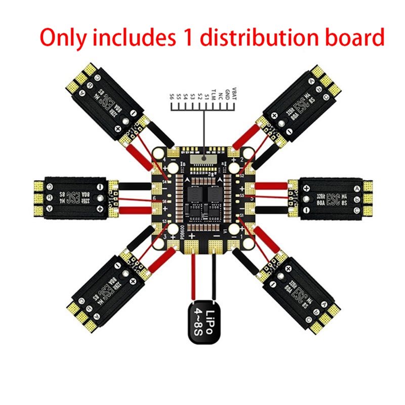【CYBER MONDAY】1 Pc PDB600A 8S  - Drone Power Distribution Board reseña y precio