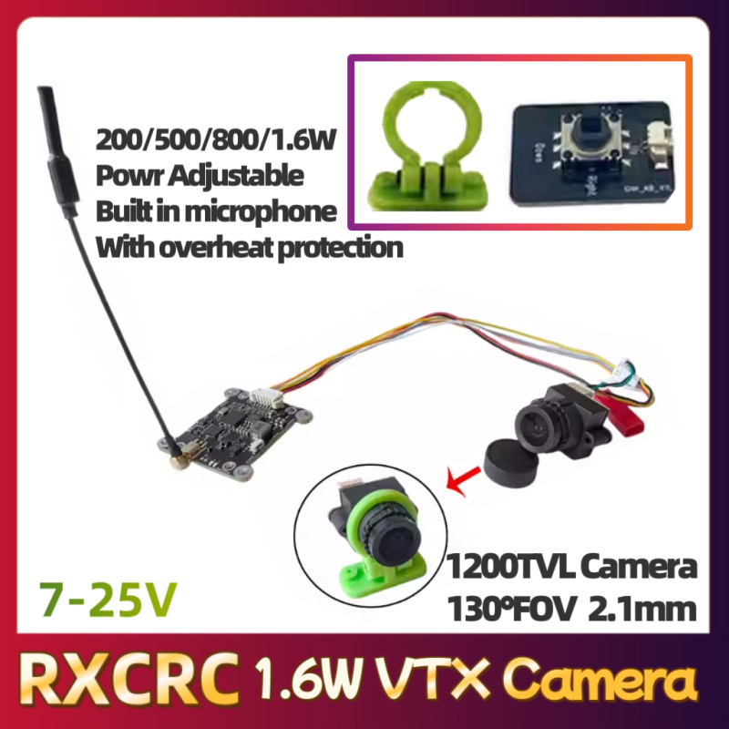 RXCRC 5.8G Module 48CH 1.6W VT - Drone Transmitter reseña y precio