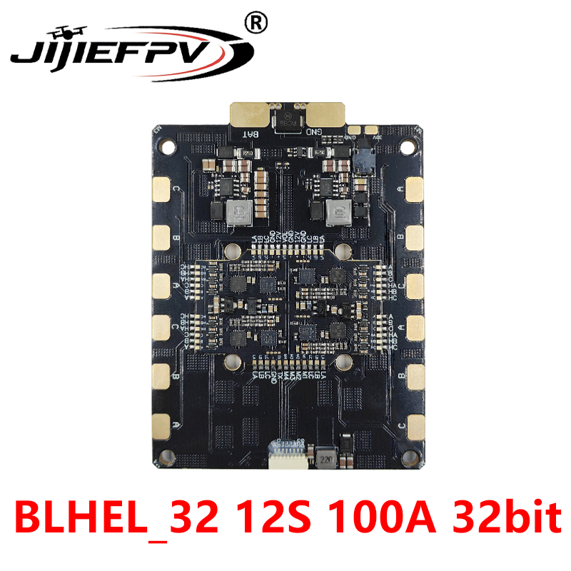 JIJIEFPV BLHEL_32 12S 120A 32b - Drone Power Distribution Board reseña y precio