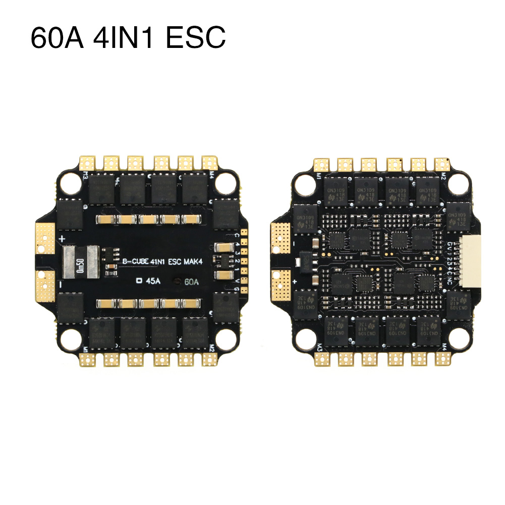UAngel 4IN1 45A 60A ESC BLHELI - Drone Esc reseña y precio