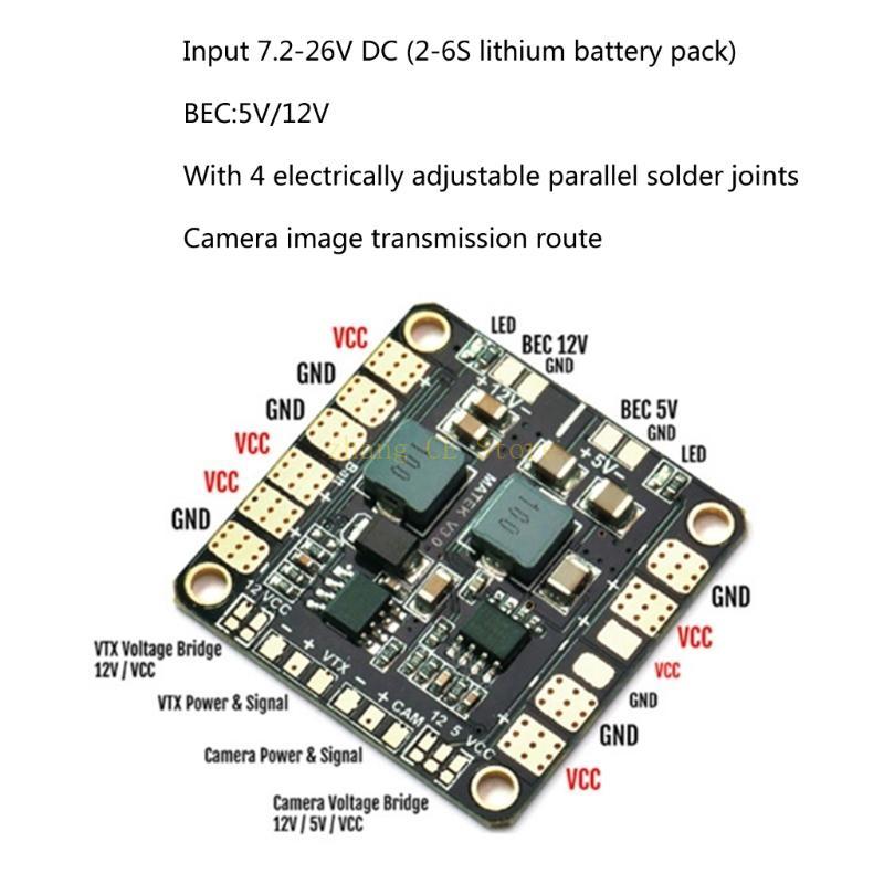 M5TD Matek Mini Power Hub Powe - Drone Power Distribution Board reseña y precio