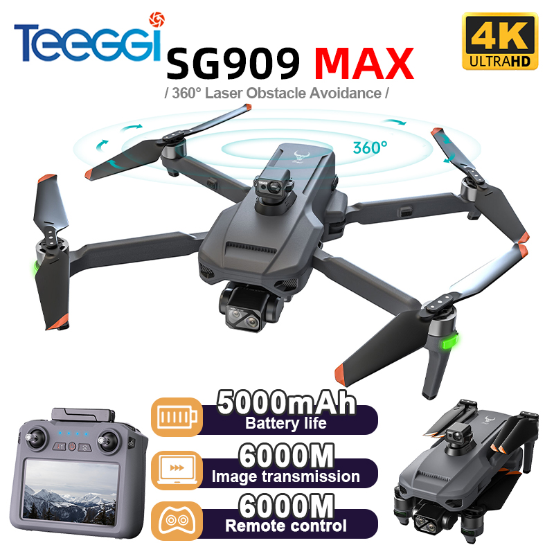 Teeggi SG909 MAX GPS Drone Wit - Drone Gimbal reseña y precio
