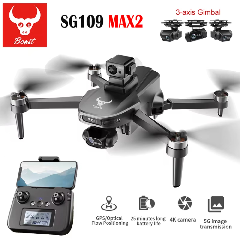 SG109 MAX2 Professional FPV 8K - Drone Gimbal reseña y precio