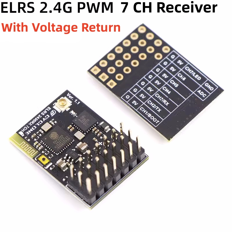 ELRS 2.4G PWM 7CH 6CH CRSF Rec - Drone Antenna reseña y precio