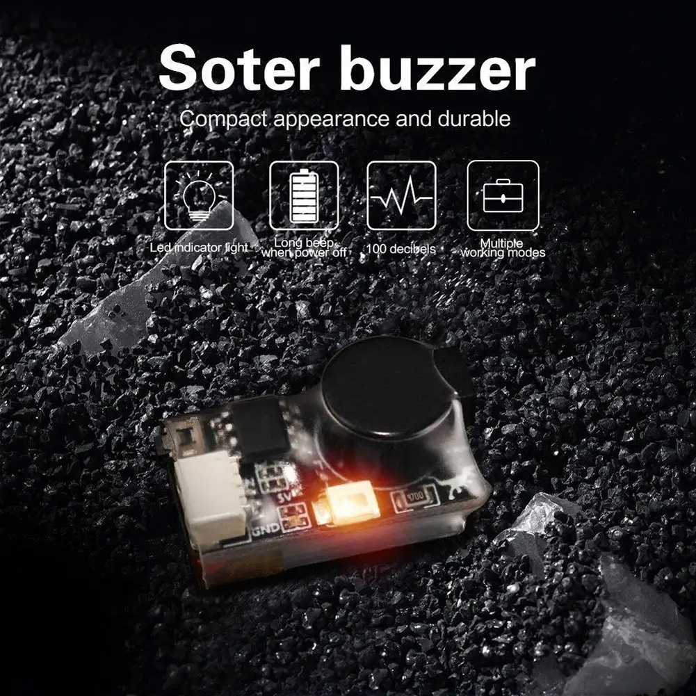 HGLRC Soter FPV Drone Alarm Bu - Drone Buzzer reseña y precio