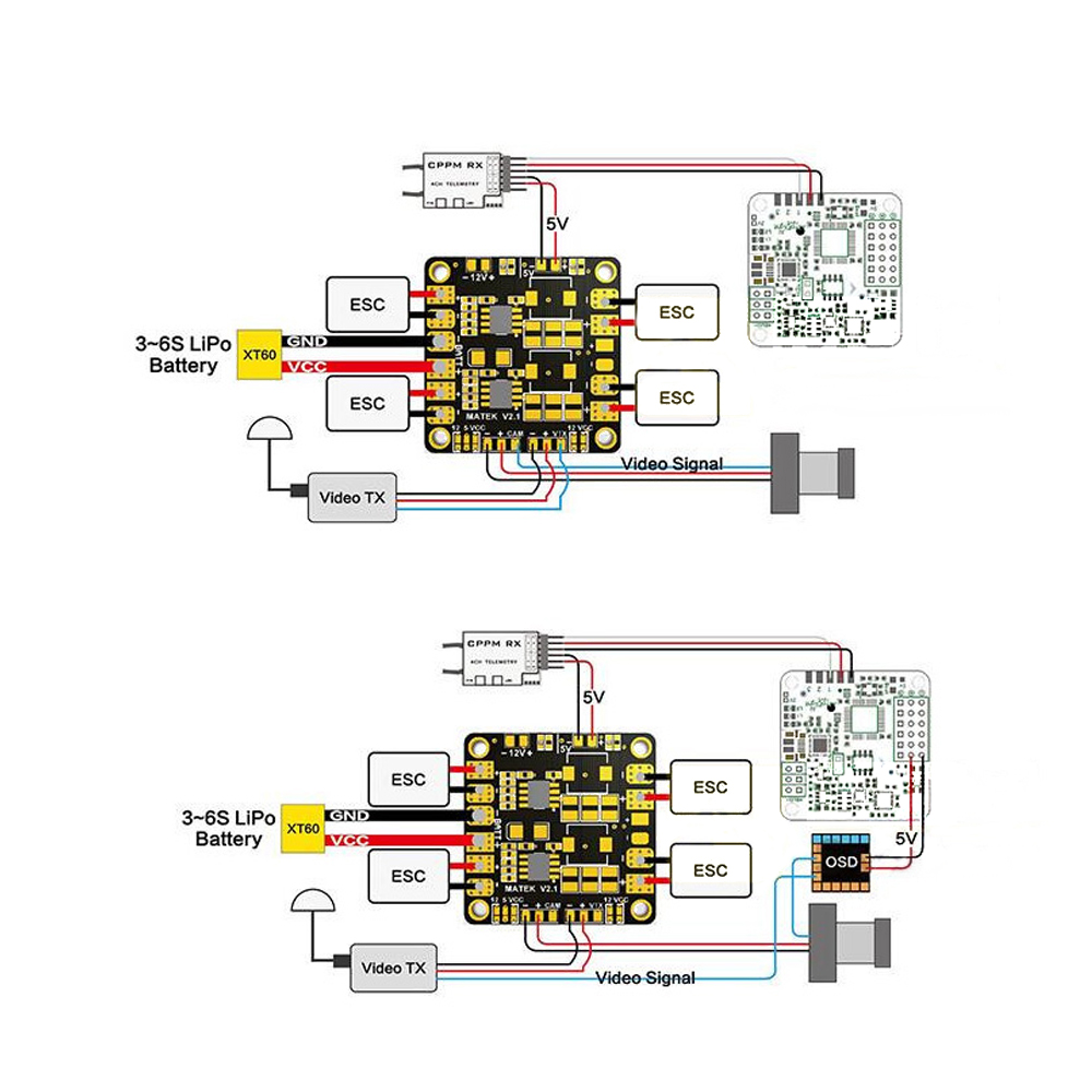 Mini  Power Hub Power Matek PD - Drone Power Distribution Board reseña y precio