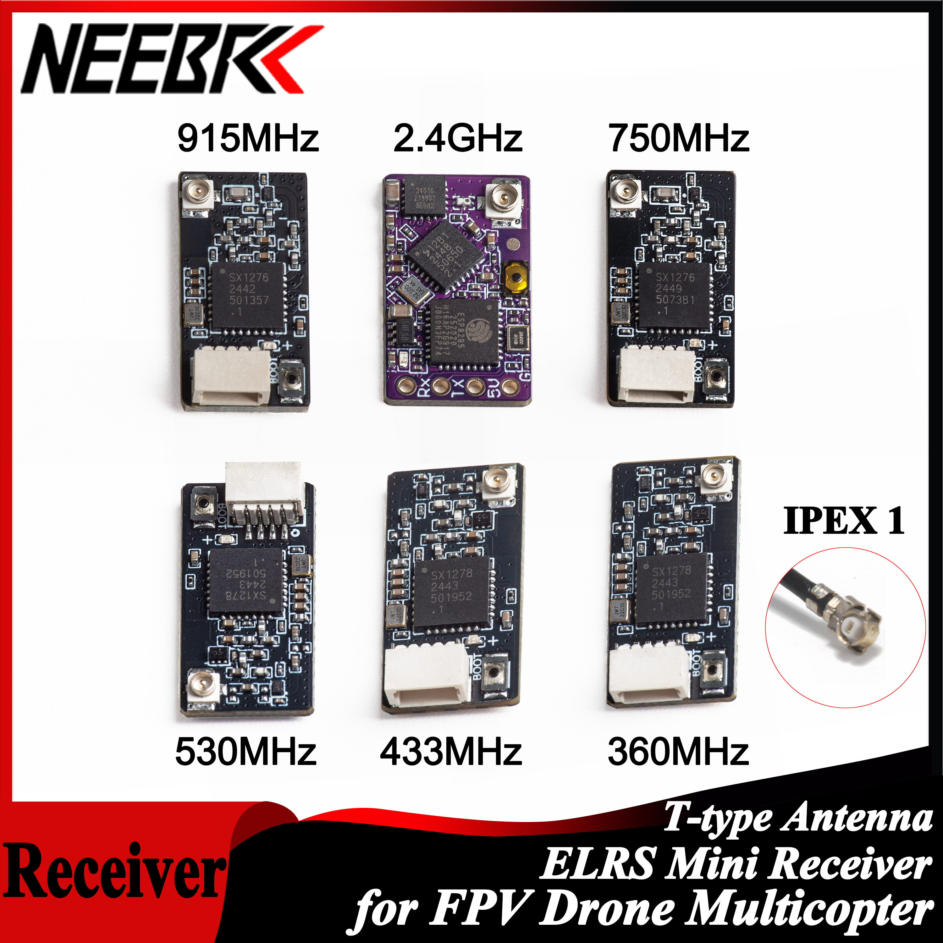 NEEBRC ELRS 2.4G/915Mhz/360Mhz - Drone Frame reseña y precio
