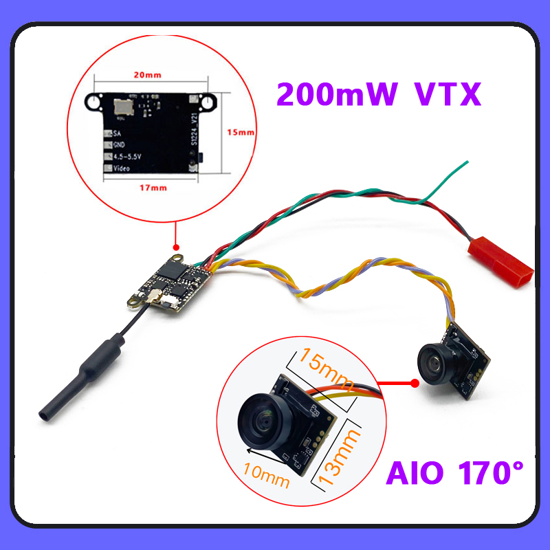 SLONWAKE 5.8G 1200TVL FPV Came - Drone Frame reseña y precio