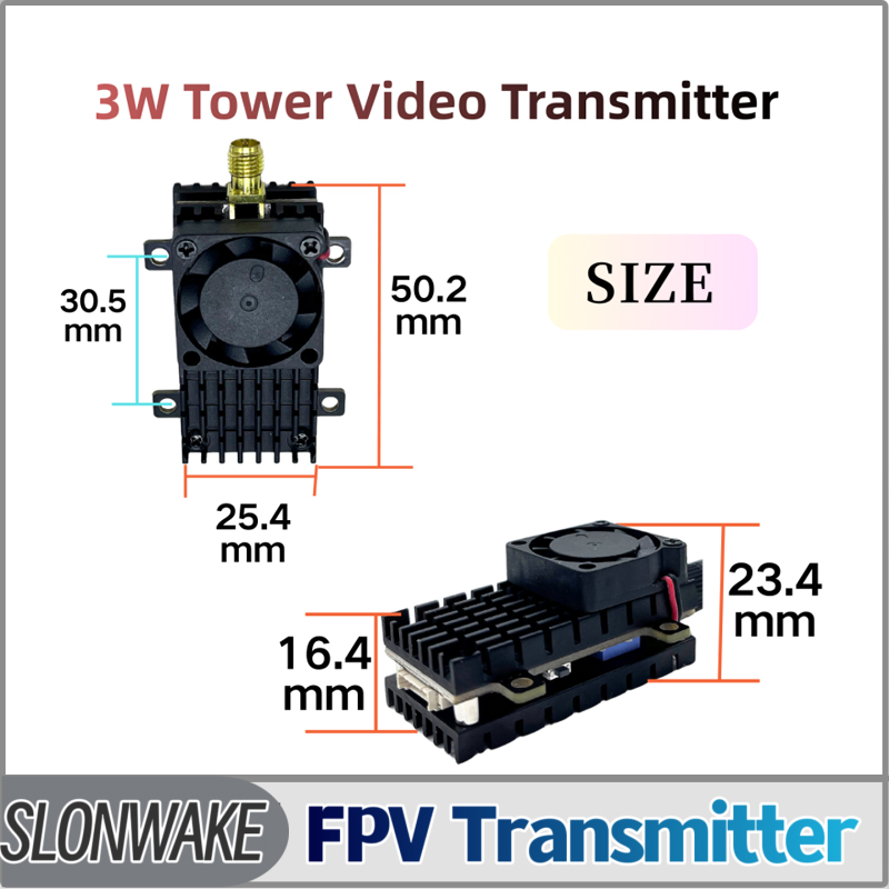 SLONWAKE 5.8G 3000mW Simulatio - Drone Transmitter reseña y precio
