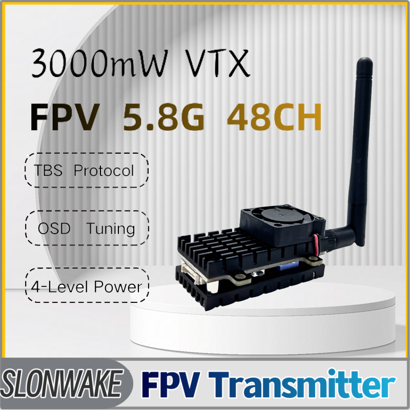 SLONWAKE 5.8G 3000mW Simulatio - Drone Transmitter reseña y precio