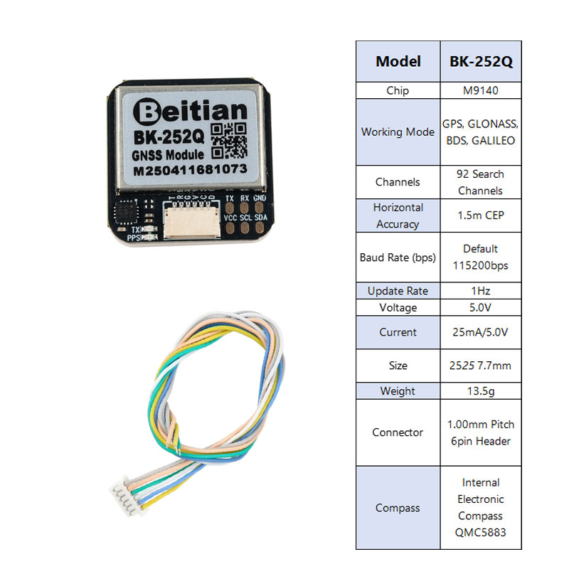 Beitian BK-252Q GPS GNSS Modul - Drone Gps Module reseña y precio