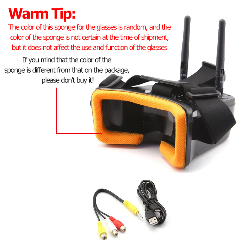 VR009 FPV Video Goggles 3Inch  - Drone Antenna reseña y precio