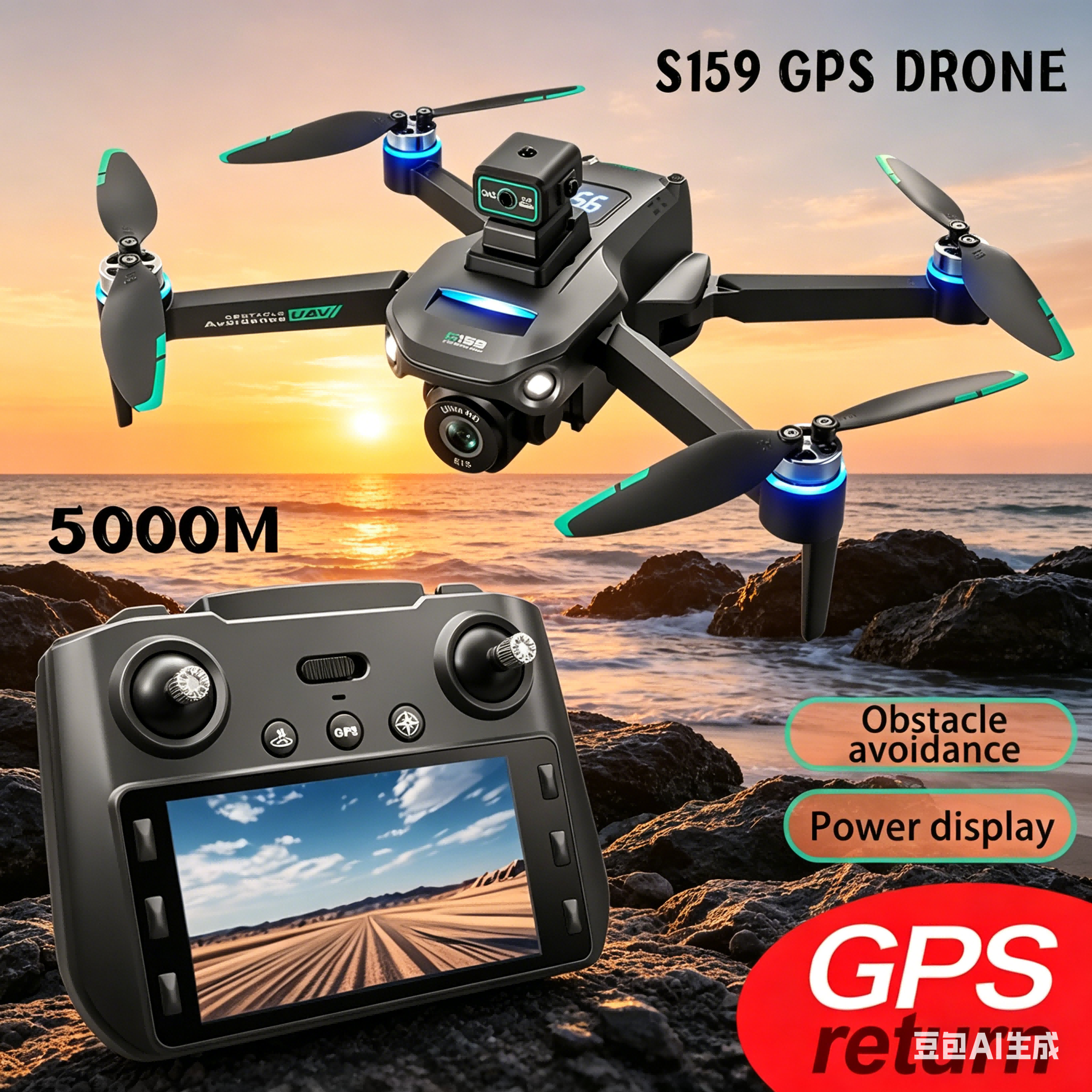 S159 GPS Drone 4K Profesional  - Drone Gps Module reseña y precio